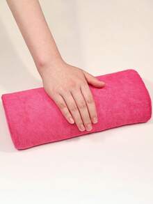 1 件装美甲手垫，基本款舒适美甲工具 - 玫紅色 - 查看 2