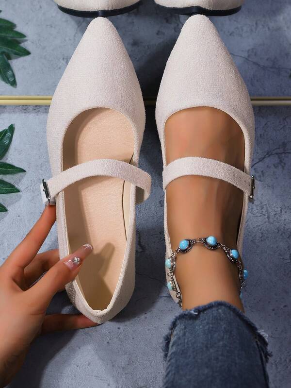 Women's Pointed Toe Buckle Retro Bohemian Casual Flat Sandals, Versatile For Casual, Wedding, Party, Sexy Bowknot, Suitable For Office, Home, Outdoor, All Seasons