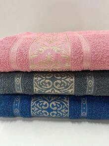 Kit 2 Toalhas De Banho Grossa Luxo Mônaco - Rosa Toalhas - Salmão - Visão 9