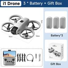 TOKQI I1PRO Dual Camera Drone With Obstacle Avoidance, Built-In Propeller Guards And Screen Remote Controller, 4-Axis Quadcopter, RC Airplane