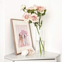 Tomnk 24/36/48/72pcs Clear Glass Cylinder Vases, 4, 6, 8, 10 Inch Tall Cylinder Vases For Centerpieces, Glass Flower Vase Floating Candle Holder Vase For Table Shelf, Party, Wedding, Home Decor, Spring Decor, Garden Decor, Mother's Day Decor, Ideal Mother's Day Gift - 透明 - 查看 11