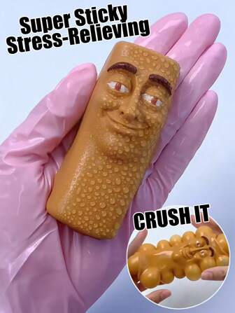 1 件 TungTungTungSahur 减压超粘可注射泡泡：便携式挤压玩具，非常适合放在办公桌上和外出放松，Tabas 柔软玩具，适合 14 岁以上青少年 | 有趣又棘手的感官游戏，非常适合圣诞节、万圣节和儿童生日礼物，是理想的节日礼物。烦躁玩具