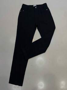 Twill Pants With Lots Of Elastane - 黑色 - 查看 1