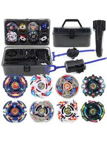 Bey Dranzer Dragoon GT Booster Starter Top With Launcher Set Spinning Toy Metal Battle Game Gyro With Storage Box Gift - Multicolor - View 5