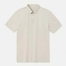 CAMEL CROWN 男士速干短袖Polo衫春夏户外速干T恤翻领短袖抗皱Polo衫冰爽透气防晒速干上衣 - 冷茶灰 - 查看 4