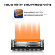 GILLETTE Set Kotak Hadiah Edisi Terbatas untuk Pria, Termasuk 1 Gagang + 1 Isi Ulang Pisau Cukur, dan Dudukan, Dilengkapi dengan 5 Pisau Cukur Fusion untuk Pria, Edisi Terbatas, 1 Gagang + 1 Isi Ulang Pisau Cukur, dan Dudukan. - MultiWarna - View 5