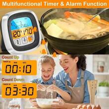 Digitales Lebensmittel-Thermometer, geeignet für präzises Garen von Fleisch und Grillen, Sofort-Ablesung Fleischthermometer, digitales Küchen-Thermometer, Ofenthermometer, digitales Lebensmittel-Kochthermometer