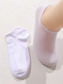 2 Pairs Summer Women Thin Ankle Socks, Multi-Color Casual Fashion Low Cut Boat Socks