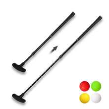 Golf Putters For Men And Women - Extendable Shaft For Golfers Trainers Tricks - Two-Way Golf Putter For Beginners Golfers Learn - Golf Training PU Stretch Practice Balls - Adjustable Length Golf Putter, Great For Junior And Adults Trick Trainer Gift