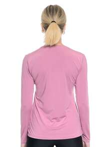 WOMEN'S LONG SLEEVE T-SHIRT WITH UV50 PROTECTION - Rose - View 3