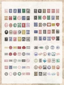 120 pezzi di adesivi della serie Old Year, con stampe in stile retrò di architettura, caratteri inglesi e altri stili, adatti per materiali fai-da-te per scrapbooking, valigie, tazze e altri adesivi impermeabili per animali domestici, forniture scolastiche, rientro a scuola