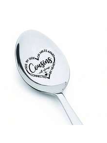 1支不锈钢趣味猫头鹰咖啡勺，刻字，男女通用 - 可爱勺子，适合作为咖啡爱好者、男士、女士、朋友、猫头鹰爱好者的礼物，生日礼物，以及其他勺子款式，学习用品