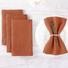 4pcs/Set Washable Dining Napkins, 40cm X 40cm, Suitable For Wedding, Party, Bridal Shower, Birthday, Table Decoration