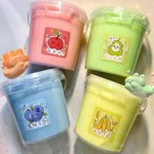 桶装史莱姆，减压玩具，不粘史莱姆，高品质减压玩具（随机包装贴纸） - 彩色 - 查看 9