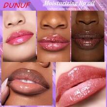 DUNUF 1 Pcs Long-Lasting Lip Gloss Set Waterproof Lipstick Non-Fading Non-Stick Cup Beginner Friendly Perfect Christmas Gift Beautifully Wrapped - 彩色 - 查看 5