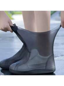 Waterproof Silicone Shoe Covers - Non-Slip & Reusable For Outdoor Rainy Days, Hiking, Cycling