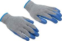 G &Amp; F Products 12 Pairs X-Large Rubber Latex Double Coated Work Gloves For Construction, Gardening Gloves, Heavy Duty Cotton Blend,3100XL,Blue - Small (Pack of 120) - 查看 5