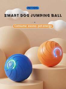 Pelota para perro, pelota automática para perro, pelota interactiva con carga USB, pelota giratoria automática duradera, adecuada para juguetes interactivos para perros pequeños y medianos. El producto pertenece al juguete interactivo entre el propietario y la mascota querida. Es un juguete de persecución, no un juguete para morder. El producto también debe ser atendido por el propietario y la mascota juntos. Es un regalo para cachorros felices.