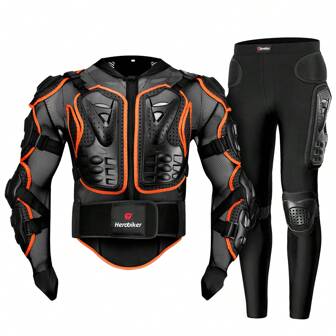 Motorcycle Armor Jacket Men Women Motorcycle Body Armor Cycling Motocross Riding Armor Outdoor Sports Protection Moto Protective Equipment Clothes Body Protector S-5XL