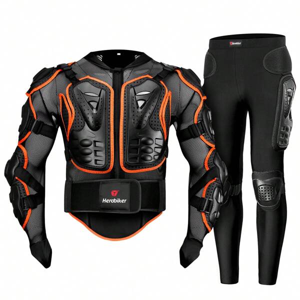 Chaqueta con armadura para motocicleta para hombres y mujeres, armadura para ciclismo, motocross, equitación y deportes al aire libre, equipo de protección para motocicleta, ropa protectora para el Body, tallas S-5XL