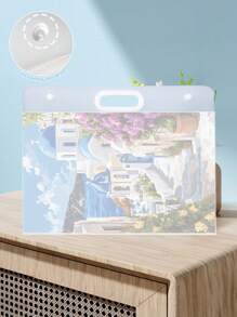 4K Diamond Painting Art Portfolio Folder - Sturdy Large-Sized Art Book, Paintings With Hard Edge Protection, Diamond Painting - DIY Diamond Painting Storage Organizer, Artwork Storage, Minimalist Design, Fashionable Appearance, Durable Structure