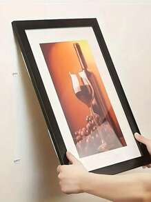 12/24pcs, No Drilling Required Hanging Picture Strip - Double-Sided Removable Wall Hooks, Suitable For Picture Frames And Artworks, Waterproof Paste Installation Label