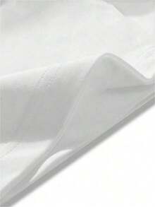 Women's Casual Round Neck-Shirt With Neurodiversity & Floral Brain Print, 220g Cotton, Casual Crew Neck, Great Weekend Escapades And Outdoor Fun.Suitable Both Men And Wo - 白色 - 查看 4