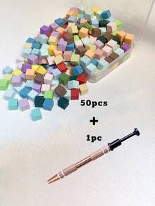 美甲工具泡泡糖海绵夹不锈钢防滑专业腮红渐变金属夹 - 彩色 - 查看 11