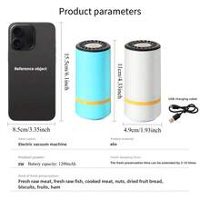 RAF 真空机，真空收纳袋，适用于旅行用品，衣服，床上用品，毛毯，寝具等便捷真空收纳袋，真空机+真空压缩袋套装，非常适合居家旅行收纳使用真空机和真空袋。电池容量：400mAh