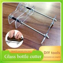 1 Set Bottle Glass DIY Tool Kit, Acrylic Roller Glass Bottle DIY Tools, Household Wine Bottle DIY Handcraft Tools
