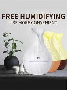 130毫升USB香薰加湿器，带彩色灯光，迷你家用超声波加湿器，毕业/生日礼物 - 彩色 - 查看 9