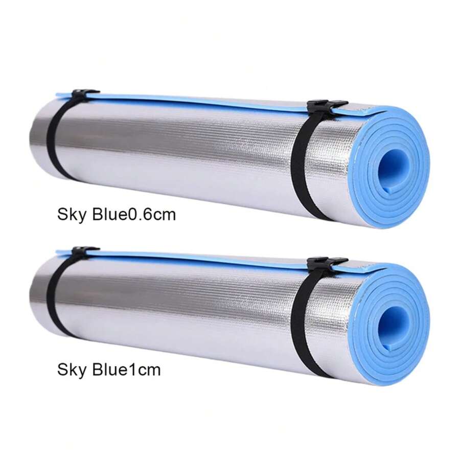 Waterproof Yoga Mat Moisture-Proof Yoga Mat Portable Aluminum Membrane Exercise Mat Multifunction For Camping Picnic - Blue - View 1