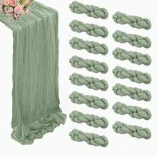 2/4/6/15pcs Solid Color Table Runner, Minimalist Polyester Table Liner Decoration, For Dining Table