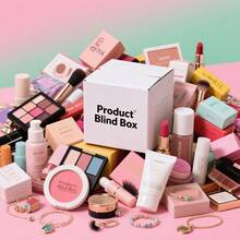 Makeup Mystery Blind Box: Randomly Unbox Lipstick, Lip Balm, Foundation & More Hidden Gems Inside! Excluding Box - 隨機的 - 查看 2