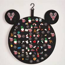 قطعة واحدة من حامل دبوس إبرة الصنارة بشكل جداري رمادي اللون لحفظ وعرض دبابيس الأزرار والقبعات، حامل لاستقبال ما يصل إلى 141 دبوس. مثالي للعودة إلى المدرسة اليوم الوطني سعودي توزيعات العودة الى المدرسة