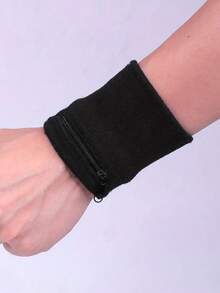 Unisex Running Wrist Protection Organizer With Zipper Sweatband Wrist Support Wrist Strap Sweatband Wrist Wallet For Gym Fitness Workout Running Jogging Travel Essentials Travel Accessories Vacation Summer Holiday Back To School - Multicolor - View 3