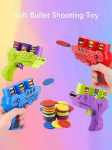 Juego de 1 o 2 lanzadores de zanahoria blanda con 15 discos de espuma, juguete interactivo de gato de colores, juguete de alivio del estrés, juguete anti-estrés, juguete para interior/exterior, lanzadores de disco volador en forma de zanahoria, juguete interactivo giratorio y de disparos para niños de 3 a 12+ años, mascotas y juegos interactivos