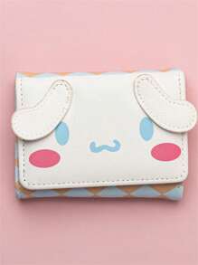 Sanrio 1/2/3 Peças, Carteira de Aparência de Alto Nível Sanrio Oficialmente Autorizada, Hello Kitty, Kurumi, Cachorro Yugua, Cachorro Pudding, Melodi, Carteira do Cachorro Pudding, Estilo Jovem de Cor Dopamínica, Adequada para Carregar Durante Viagens, Conveniente para Guardar Trocos Soltos, Cartões Bancários, Carteiras de Motorista, Passaportes, O Melhor Presente para Amigas