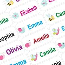60pcs Customizable Name Labels, Suitable For School Supplies, Lunch Boxes, Books, Water Bottles, Toothbrushes, Etc. Not Waterproof/Splash-Proof, Non-Waterproof Labels - 4.4 X 1.2 Cm, 1 Set Of 96 Stickers, Children's Art Activities