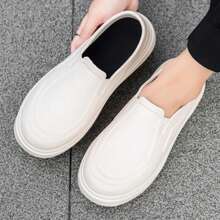 Men EVA Chef Shoes Lightweight Work Shoes Waterproof Slip On Nursing Shoes Oil-Proof Garden Shoes Non Slip For Kitchen