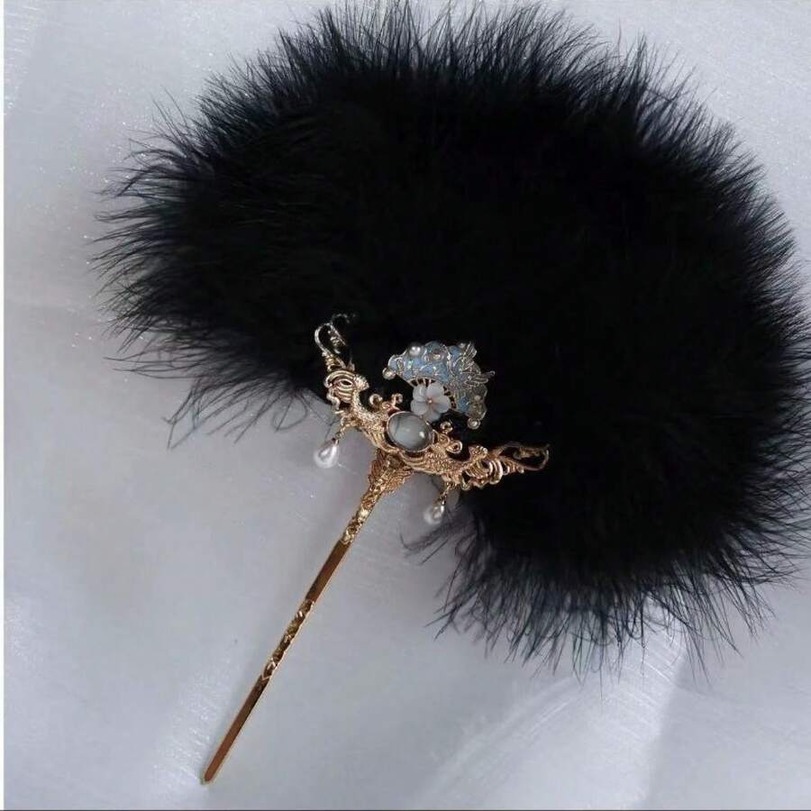 Hair Pins - 黑色 - 查看 1