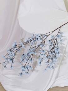 1pc Artificial Long Branch Flower, Apple Blossom, Fake Flower, For Party, Wedding Decoration, DIY Flower Arrangement, Gathering, Hotel, Flower Shop, Living Room, Bedroom, Dining Table, Garden And Home Decor