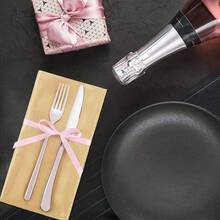 New-2025  12 Piec Satin Napkin Square 20 X 20 Inch Dinner Napkins Weddings Party Napkin Soft Table Napkins For Romantic Weddings Party Dinner Dration (Gold) - 金色 20 x 20 英寸 - 查看 7