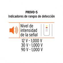 Kit probador de voltaje sin contacto de doble rancho y tomacorriente PROVO-5K TRUPER 103980 - Tipo de Enchufe A USA (110-127V) - Ver 5