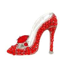 1pc-Elegant Personalized Charming Multi-Color High Heel Shoe Shaped Brooch Women's Fashion High-End Clothing Coat Anti-Exposure Pin Backpack Hat Accessory Suitable For Banquet, Party Wear - High Heel - View 13