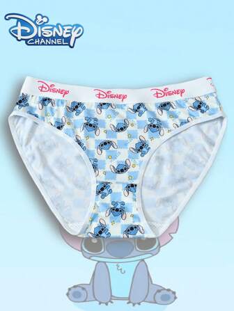 Disney 1 stuk  Cartoon Print Damesondergoed Comfortabel Schattig Stijl Dun Laag Taille Ondergoed