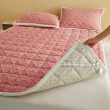 1 pieza Colchoneta de colchón gruesa y cálida de Tafuron, protector de colchón antideslizante adecuado para el hogar, dormitorio, hotel, dormitorio, otoño/invierno/primavera - Colchón acolchado de tafetán - Ver 5