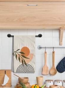 2pcs/Set Super Soft Towels, Boho Style Dish Cloths, Made Of Polyester, Handwash Only, Modern Farmhouse Decor, Neighbor Gifts, Cleaning Rags, Kitchen Decorative Towels