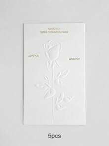 Beautizon Nailartlab 5pcs 3D Rose Nail Display Cards, Nail Art Props Display Stand, Rose Nail Photography Backdrop Props, Nail Salon Display Decoration Accessories - Multicolor - View 10