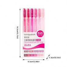 54 Farben Stylo Gel Stiftsatz mit durchsichtigem Schaft Kugelschreiber, Liner, Marker, Textmarker 1,0mm geeignet für Zeichnen, Hervorheben, Notizen für Studenten, Anfertigen von Handbüchern, Büronutzung, Schulmaterial, Schulanfang